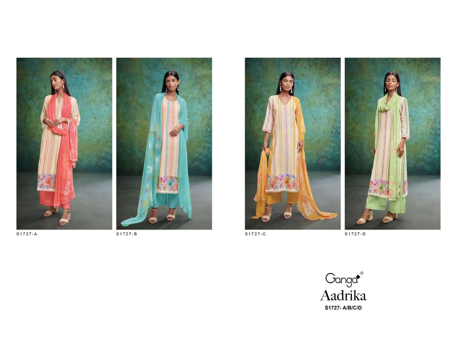 Ganga Aadrika Buy Latest Designer Rayon Salwar Suit Set