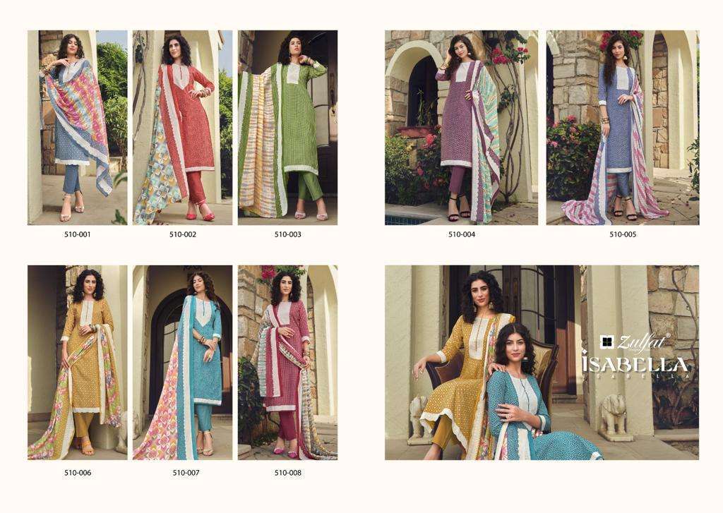 Isabella Buy Zulfat Online Wholesaler Latest Collection Unstitched Salwar Suit