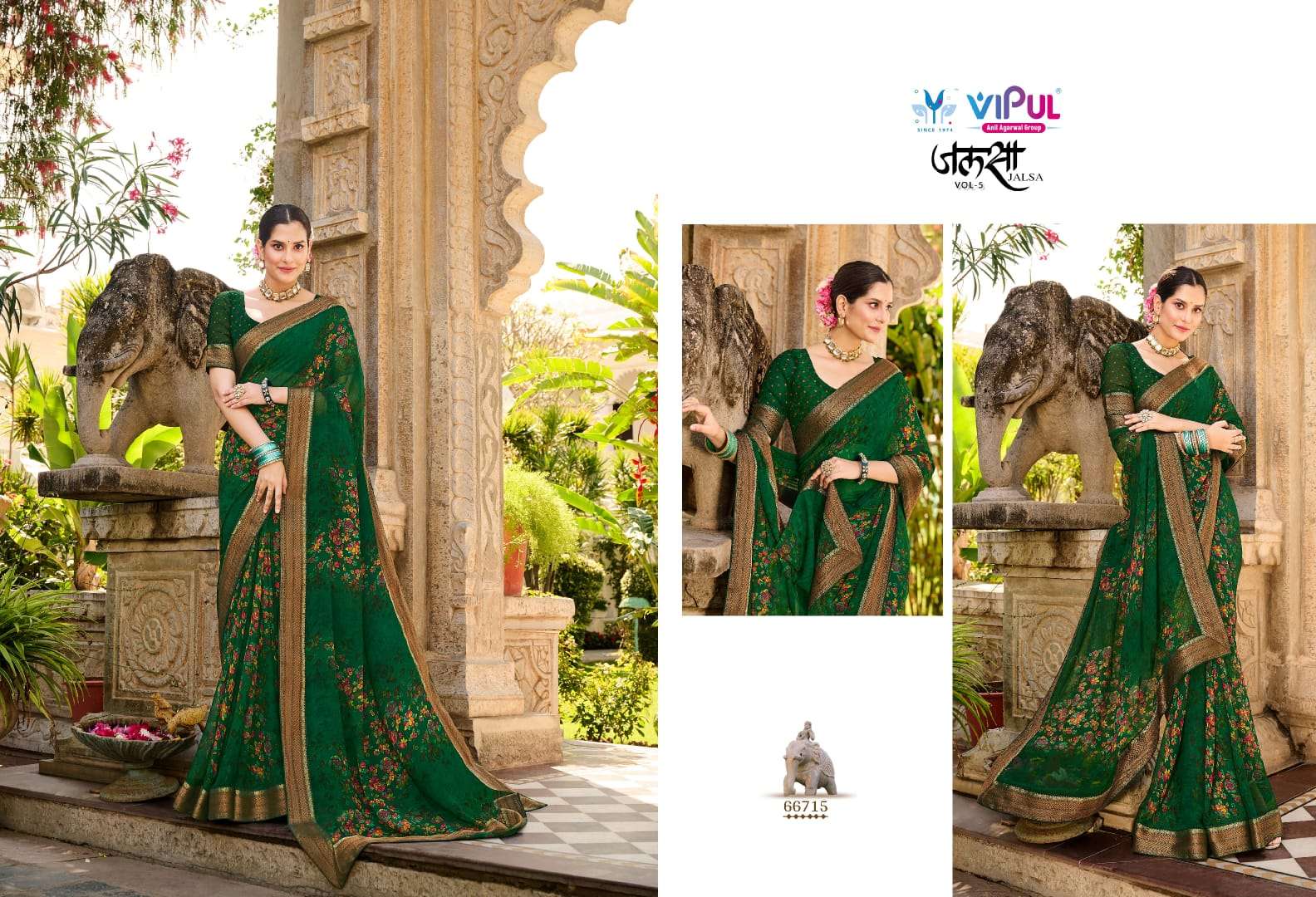 Jalsa Vol 5 Buy Vipul Online Wholesaler Latest Collection Fancy Sarees