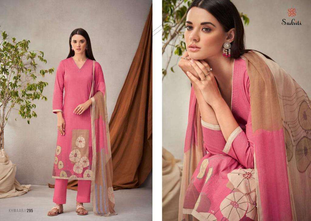 Khwaab Buy Sahiba Online Wholesaler Latest Collection Unstitched Salwar Suit