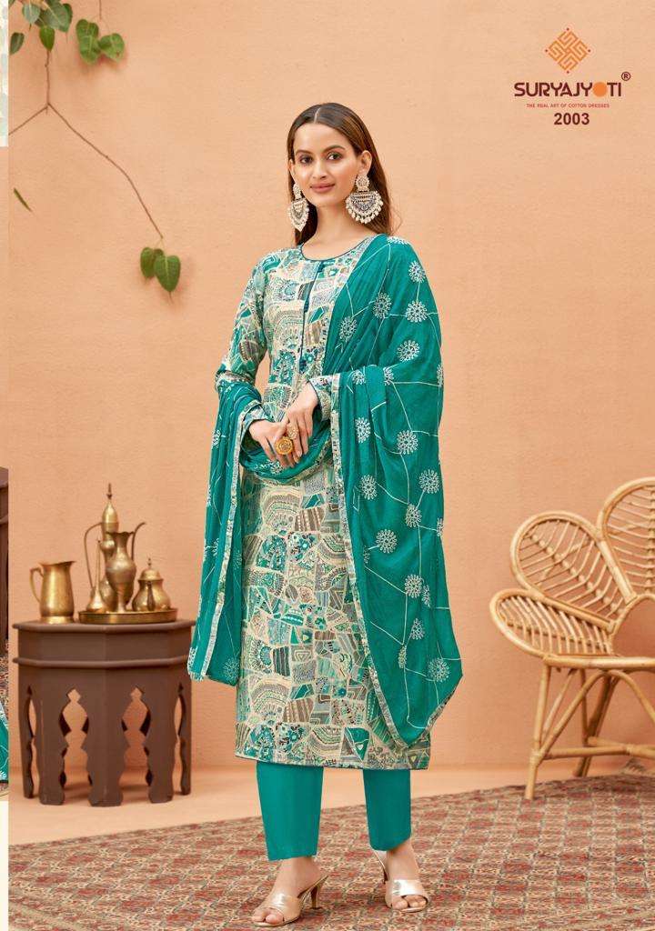 Kiana Vol 2 Buy Suryajyoti Online Wholesaler Latest Collection Unstitched Salwar Suit