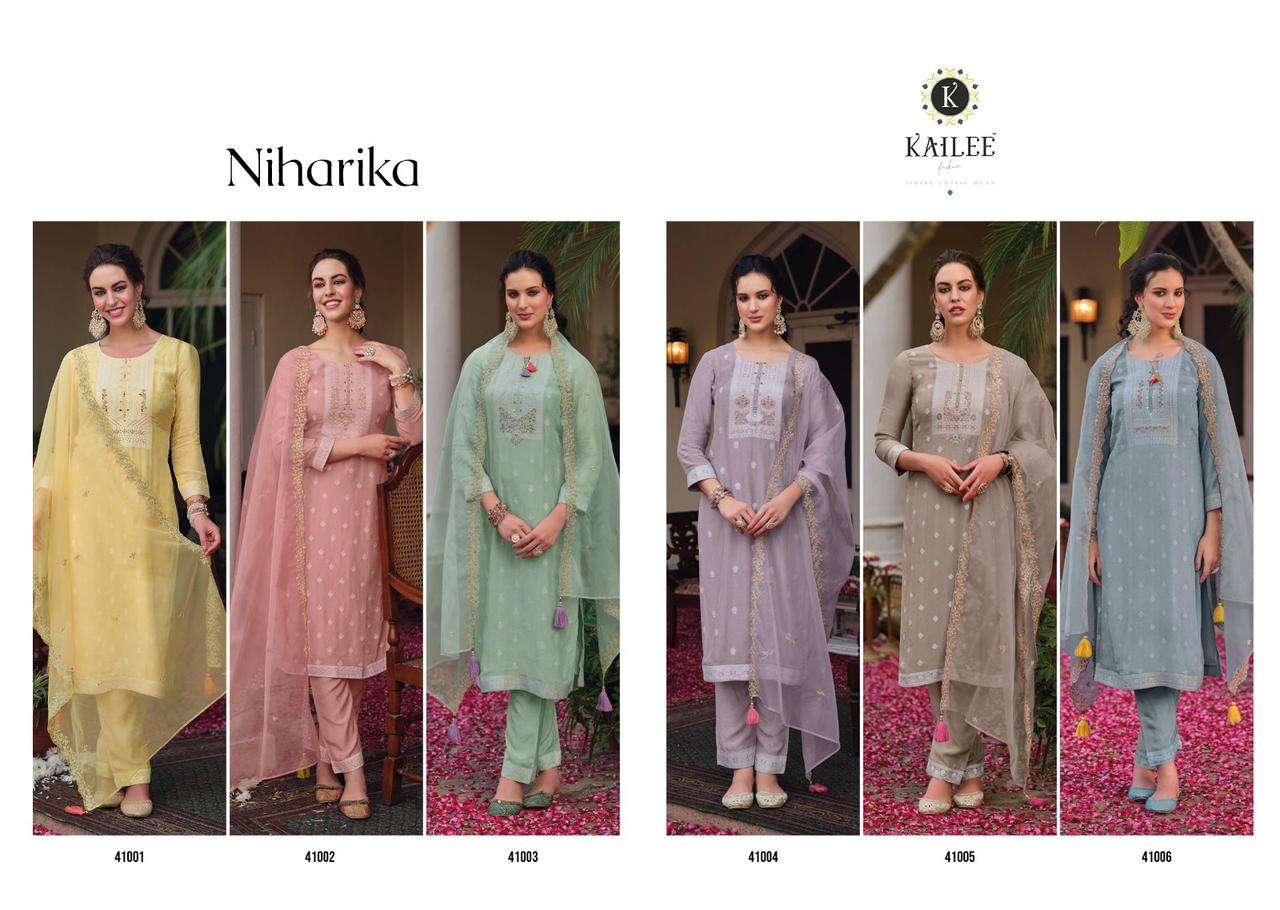Niharika Buy Kailee Fashion Online Wholesaler Latest Collection Kurta Suit Set
