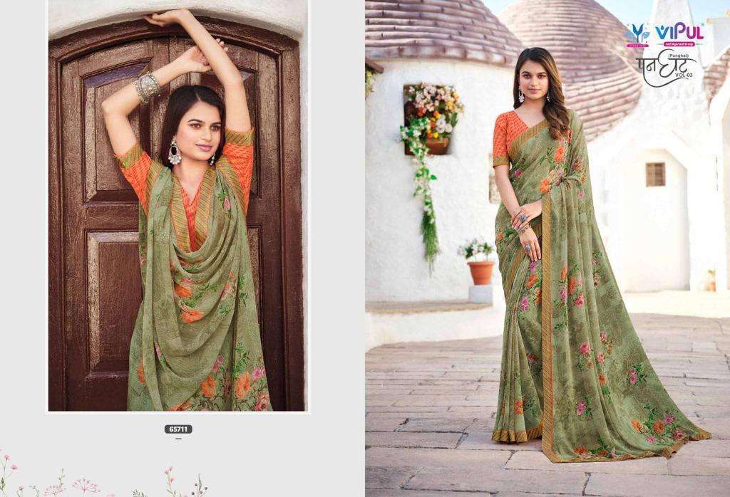 Pangaht Vol 3 Buy Vipul Online Wholesaler Latest Collection Fancy Sarees