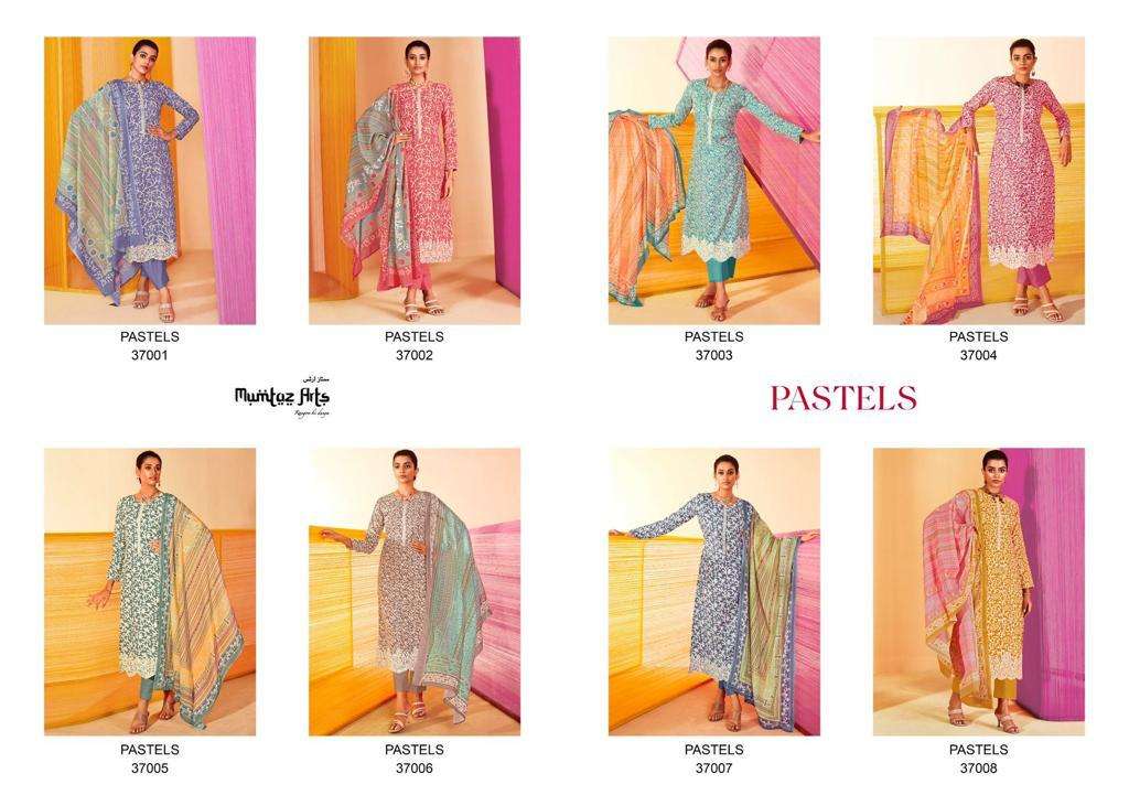 Pastels Buy Mumtaz Arts Online Wholesaler Latest Collection Unstitched Salwar Suit