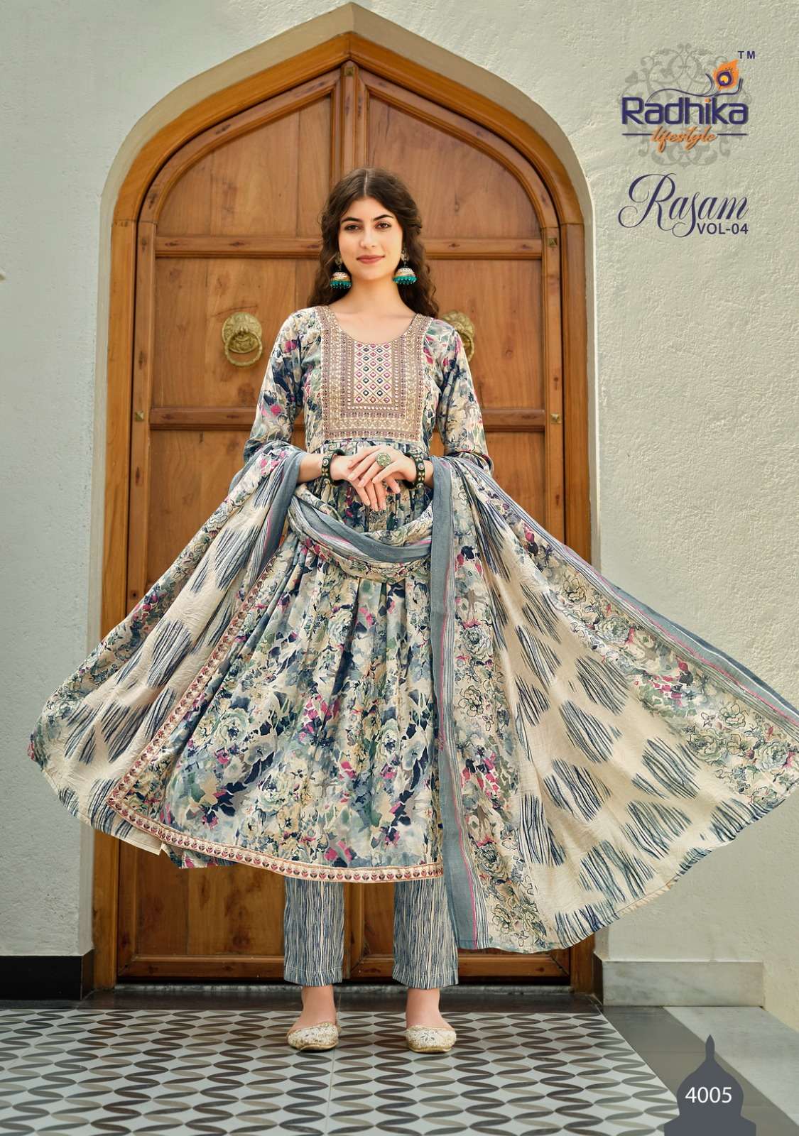 Rasam Vol 4 Buy Radhika Life Style Online Wholesaler Latest Collection Kurta Suit Set