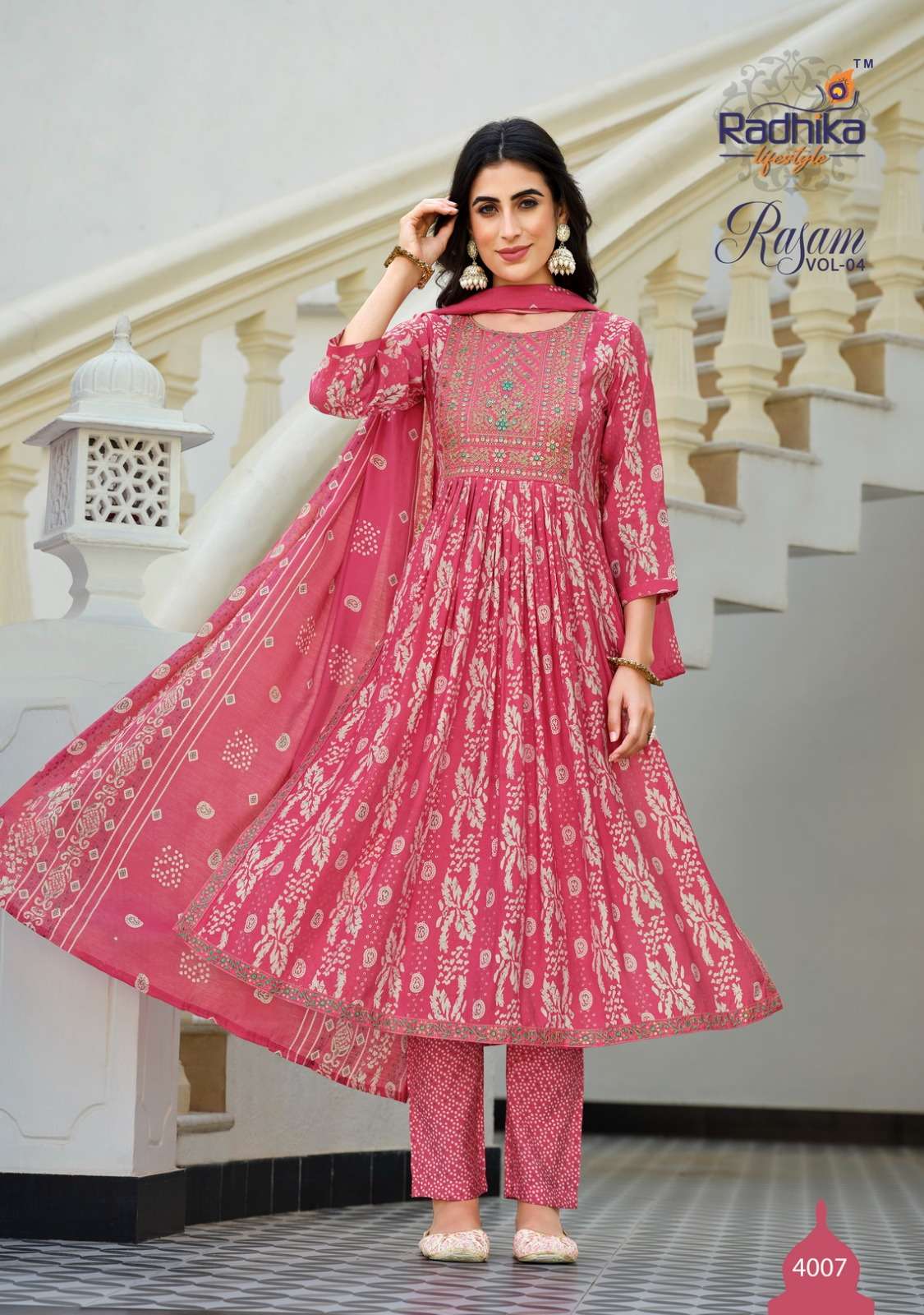 Rasam Vol 4 Buy Radhika Life Style Online Wholesaler Latest Collection Kurta Suit Set