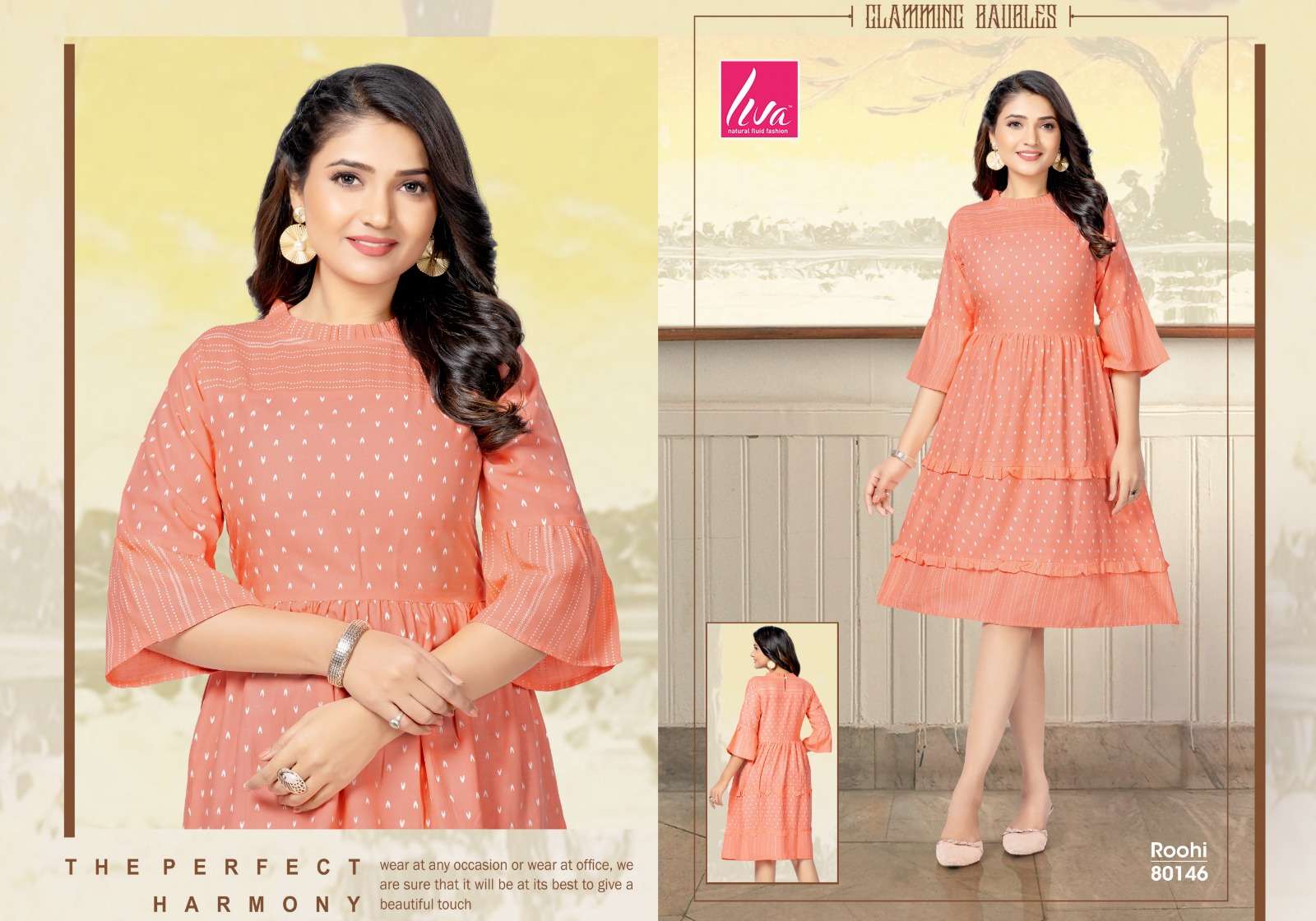 Roohi Buy Mayra Online Wholesaler Latest Collection Tunic Kurtis