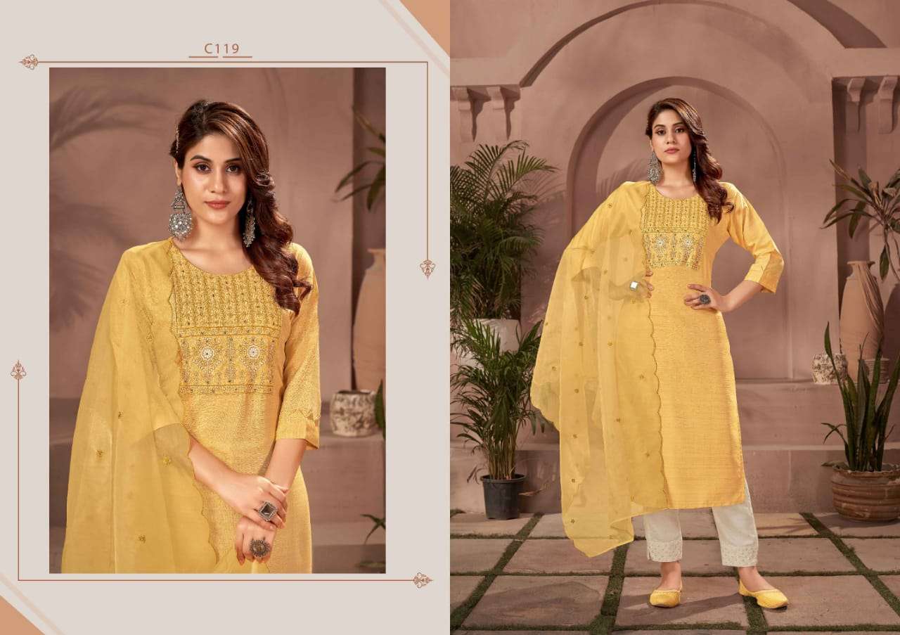 Sadhana Buy Kajree Fashion Online Wholesaler Latest Collection Kurta Suit Set