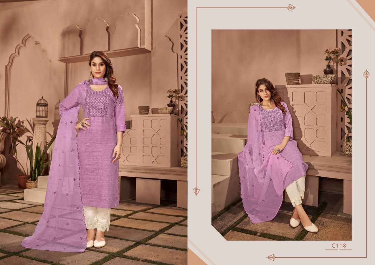 Sadhana Buy Kajree Fashion Online Wholesaler Latest Collection Kurta Suit Set