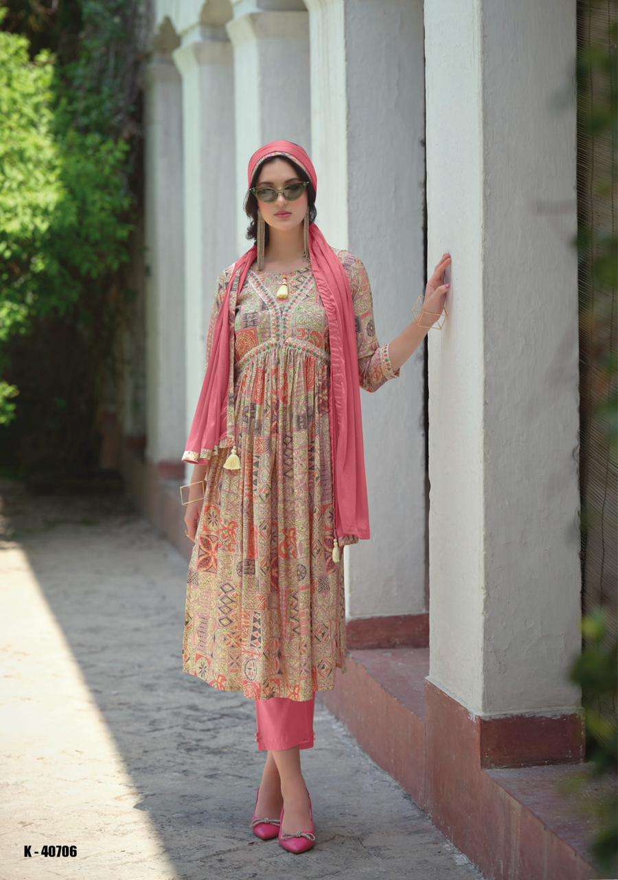 Sanduk Buy Kailee Fashion Online Wholesaler Latest Collection Kurta Suit Set
