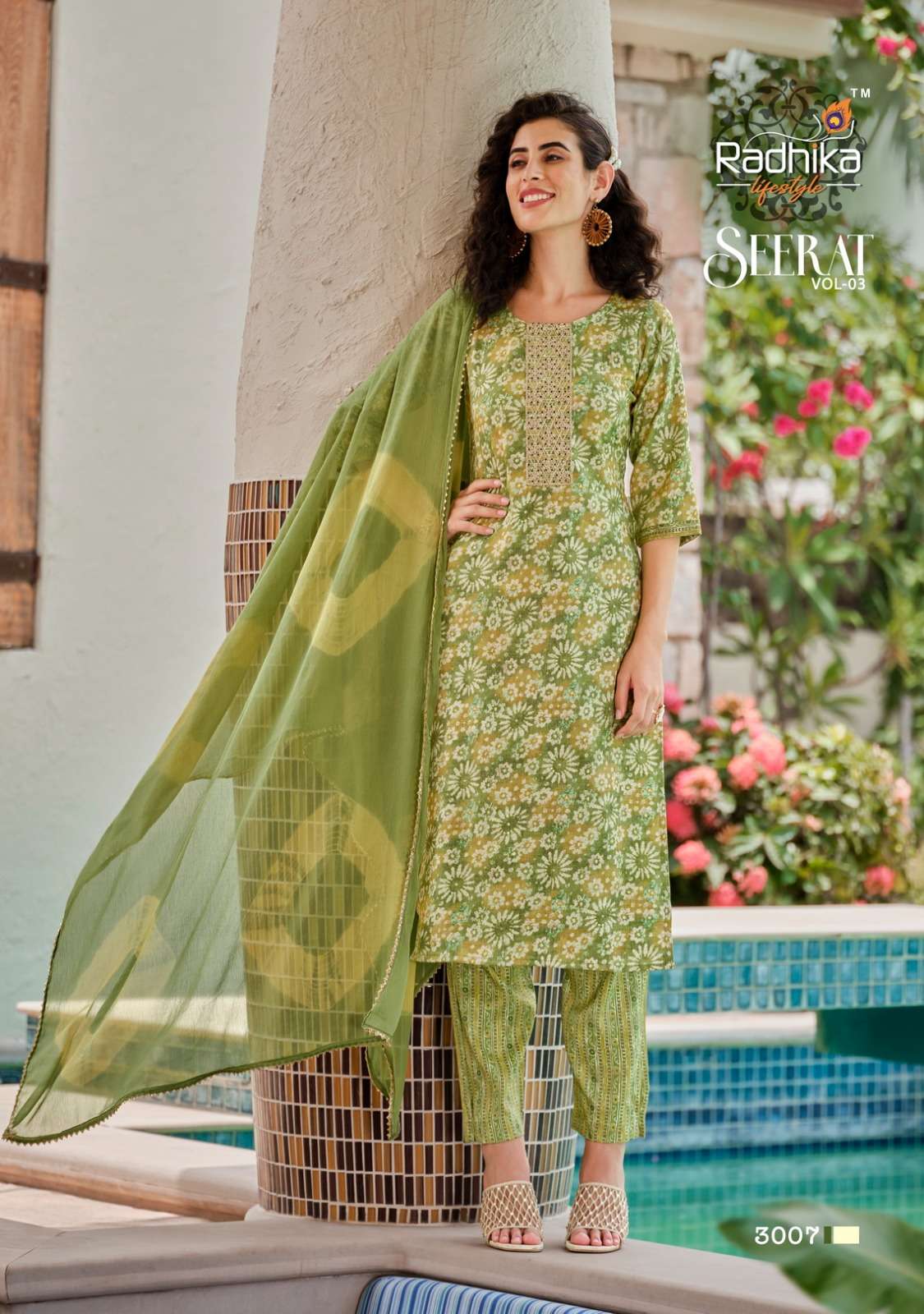 Seerat Vol 3 Buy Radhika lifestyle Online Wholesaler Latest Collection Kurta Suit Set