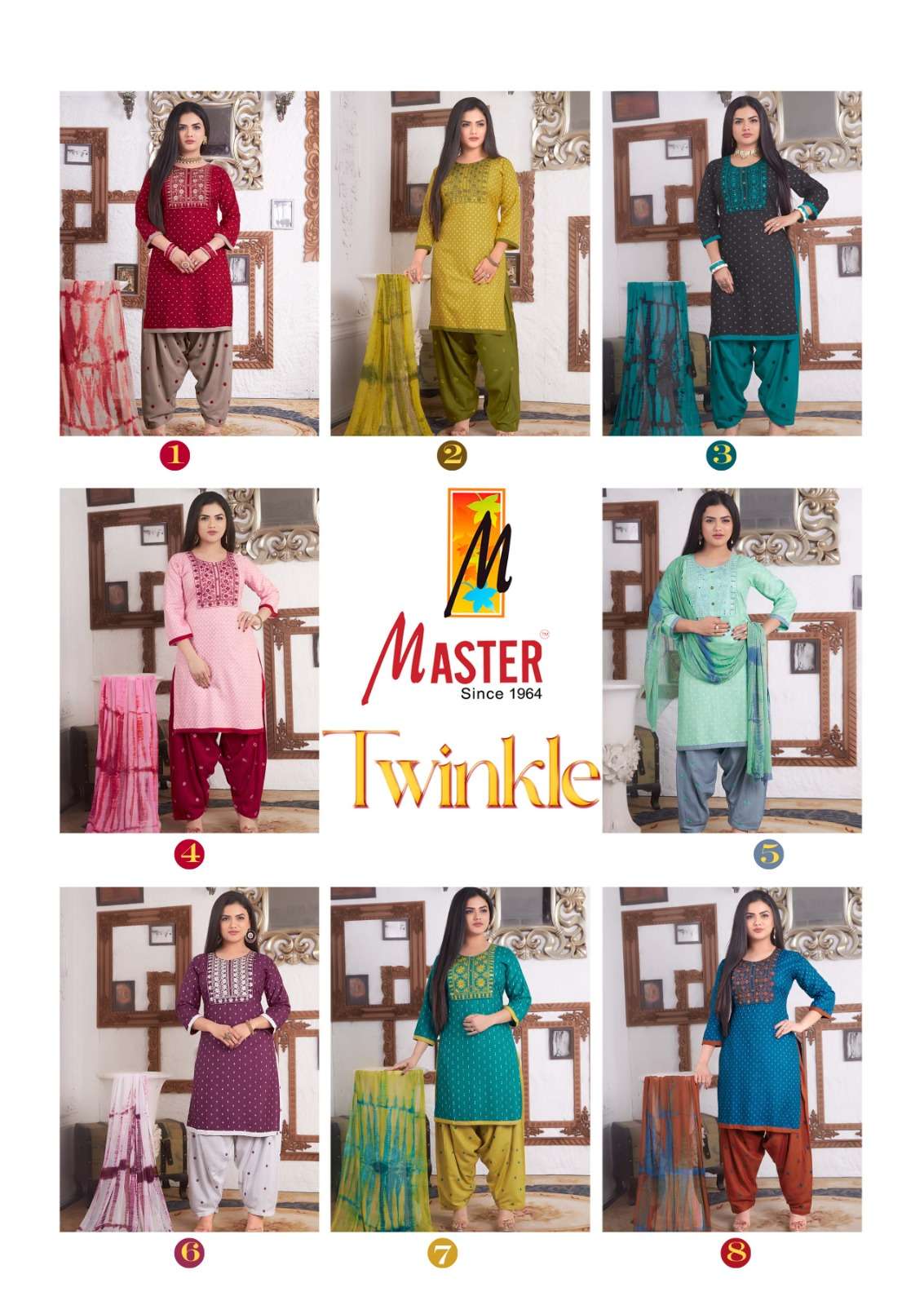 Twinkle Buy Master Online Wholesaler Latest Collection Kurta Suit Set