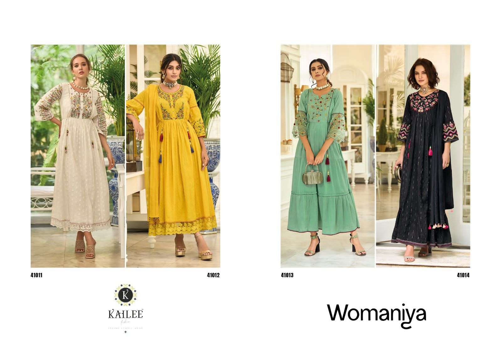 Womaniya Series Cat Buy Kailee Fashion Online Wholesaler Latest Collection Flar Kurtis
