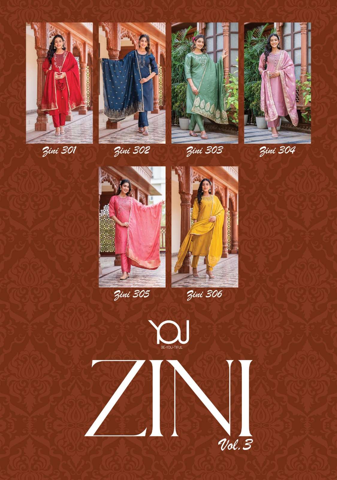 Zini Vol 3 Buy Wanna Online Wholesaler Latest Collection Kurta Suit Set