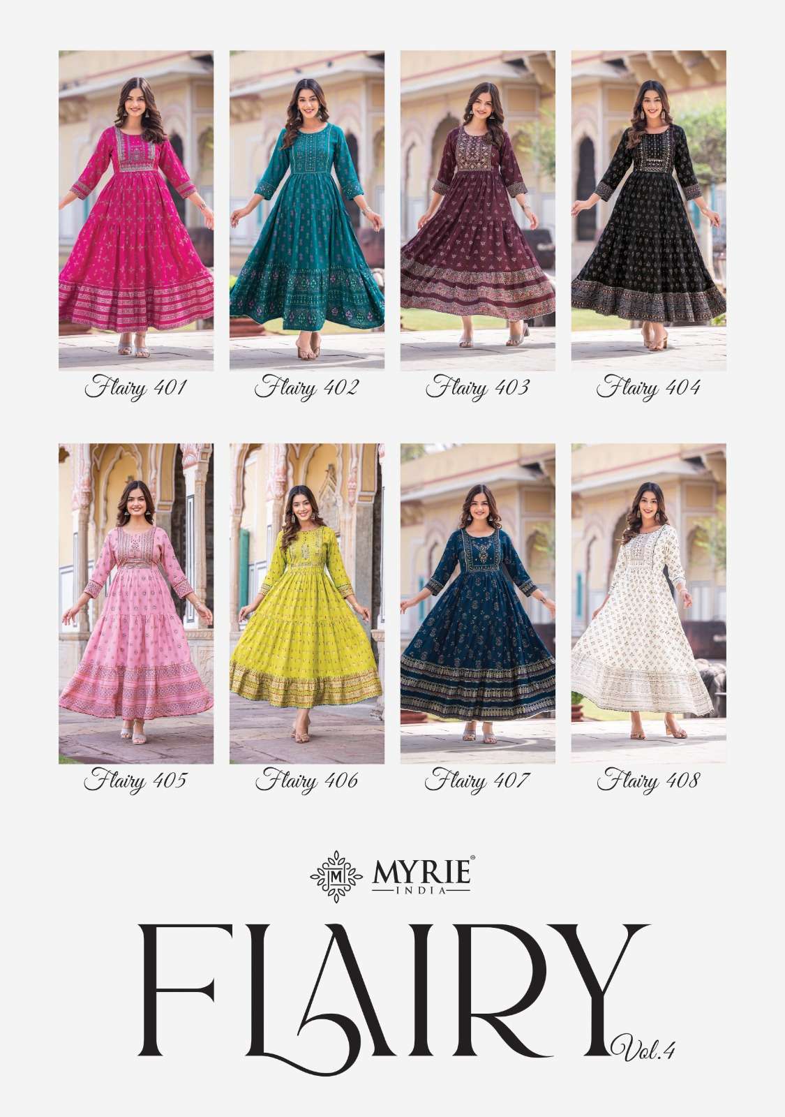 Flairy Vol 4 Buy Mayrie India Online Wholesaler Latest Collection Flar Kurtis