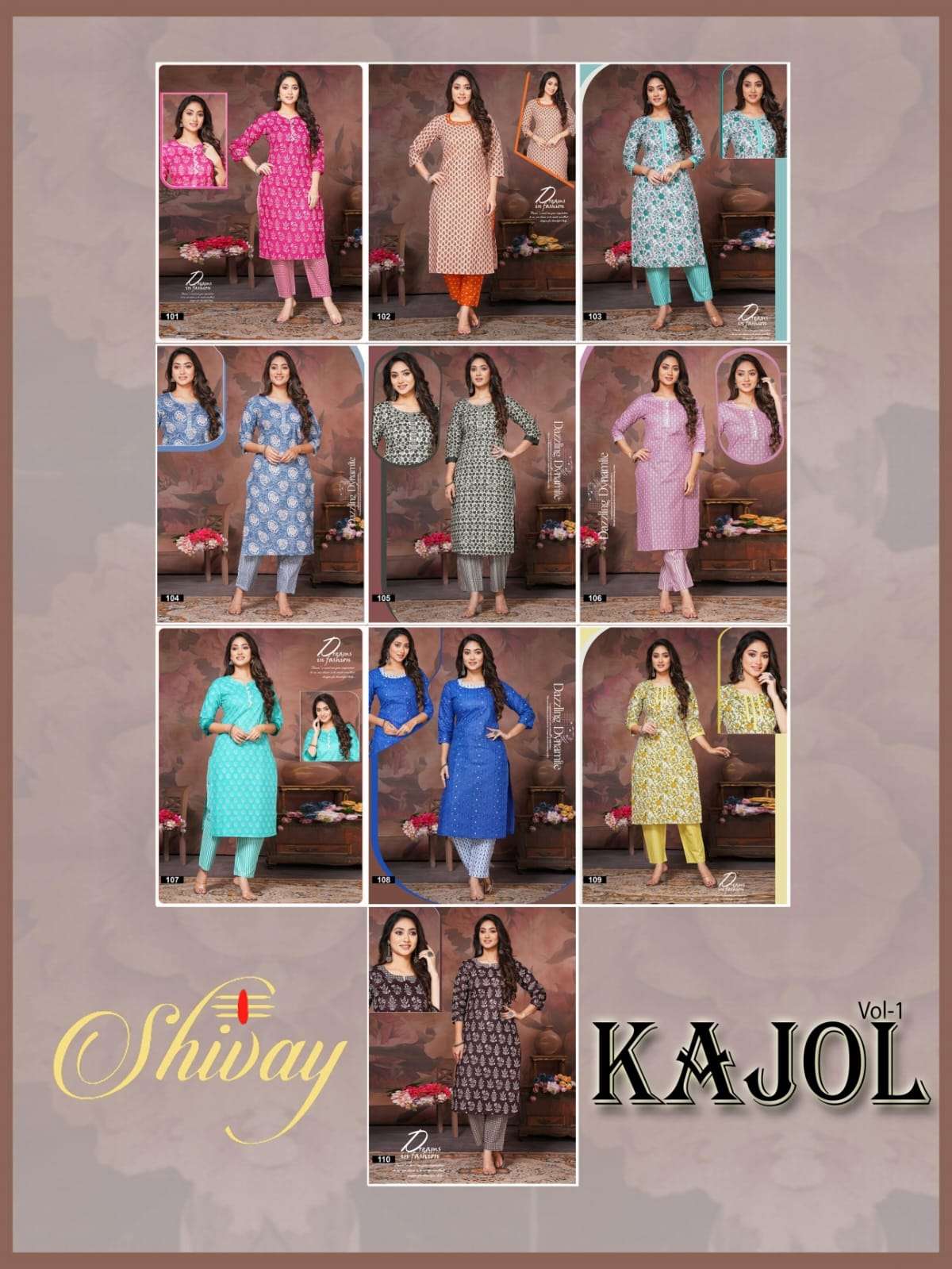 Kajol Vol 1 Buy Shivay Online Wholesaler Latest Collection Kurta Pant Set