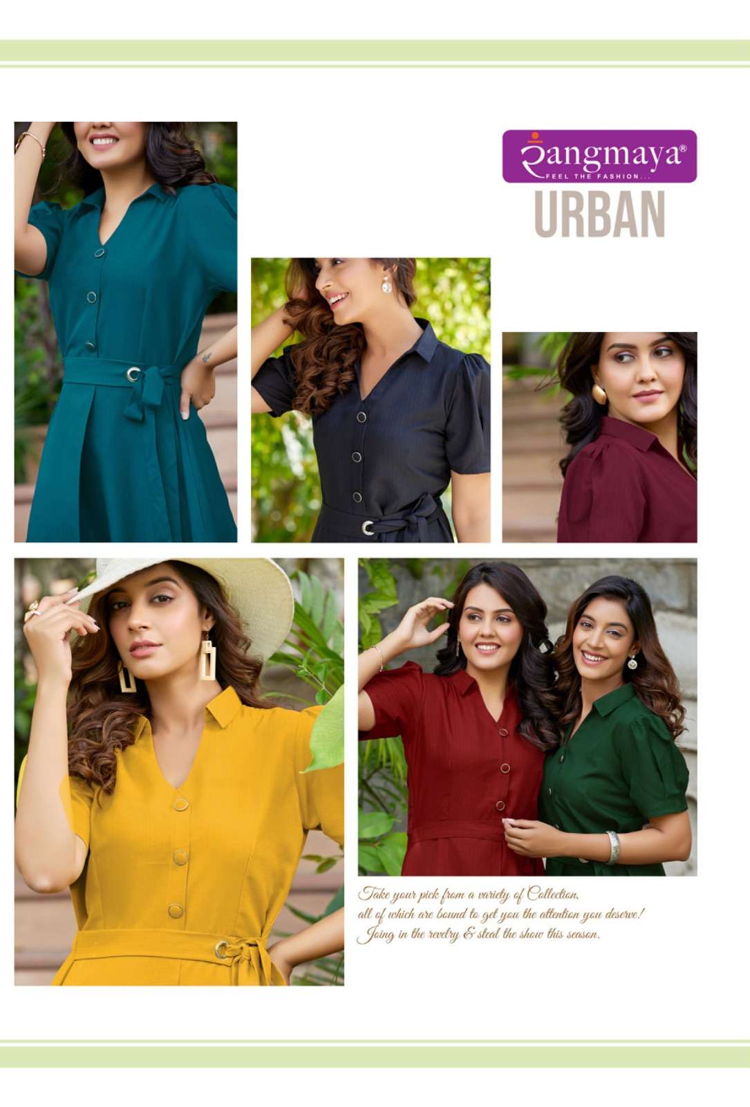Urban Buy Rangmaya Online Wholesaler Latest Collection Tunic Kurtis