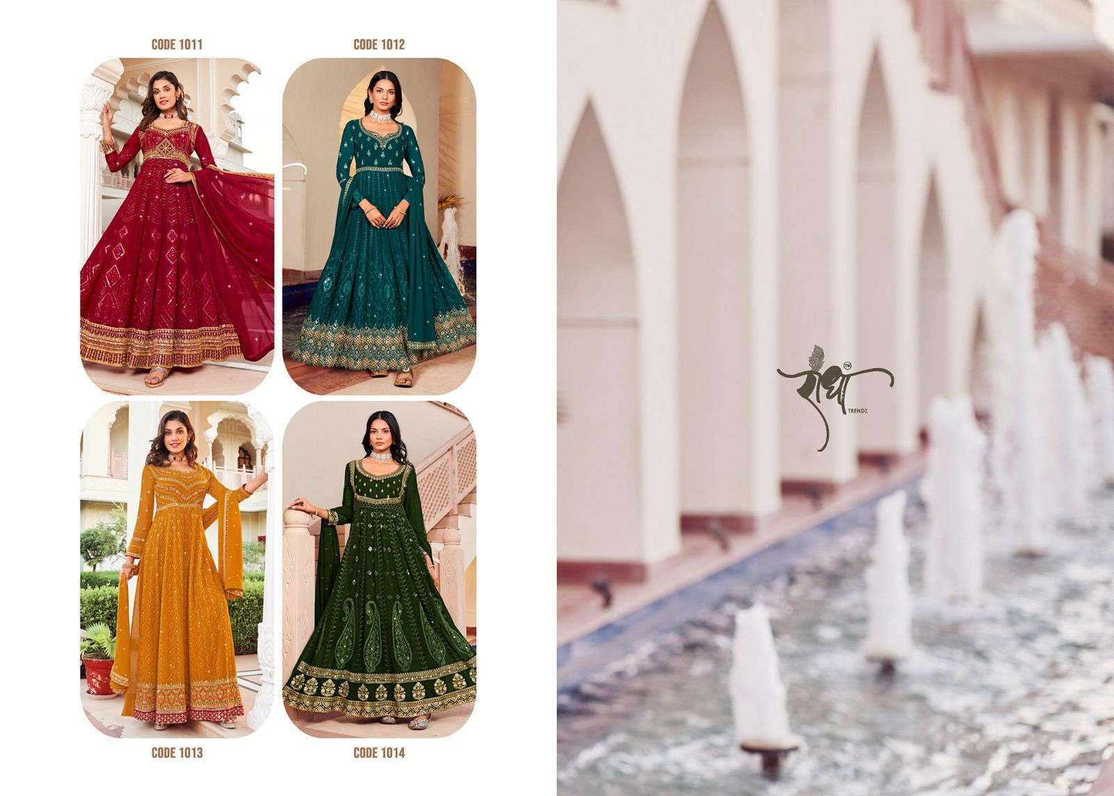 Floral Volume 2 Buy Zaveri Online Wholesaler Latest Collection Gown Flar Kurtis