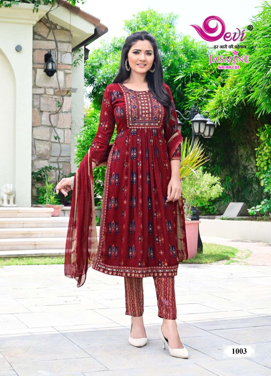 Jasmin Buy Devi Online Wholesaler Latest Collection Kurta Suit Set