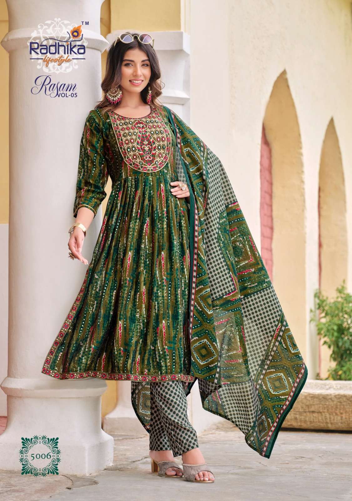 Rasam Vol 5 Buy Radhika Life Style Online Wholesaler Latest Collection Kurta Suit Set