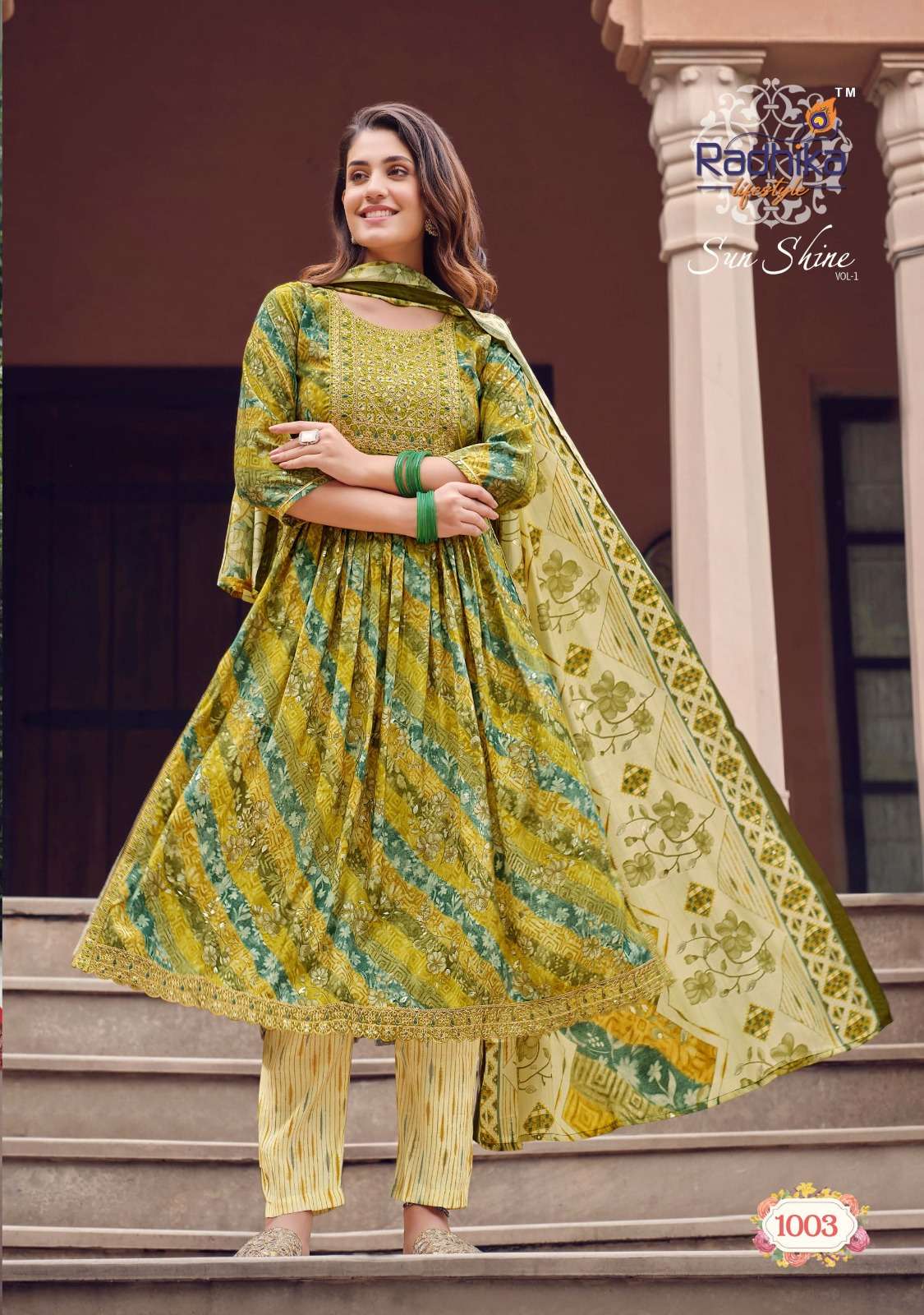 Sunshine Vol 1 Buy Radhika Style Online Wholesaler Latest Collection Kurta Suit Set