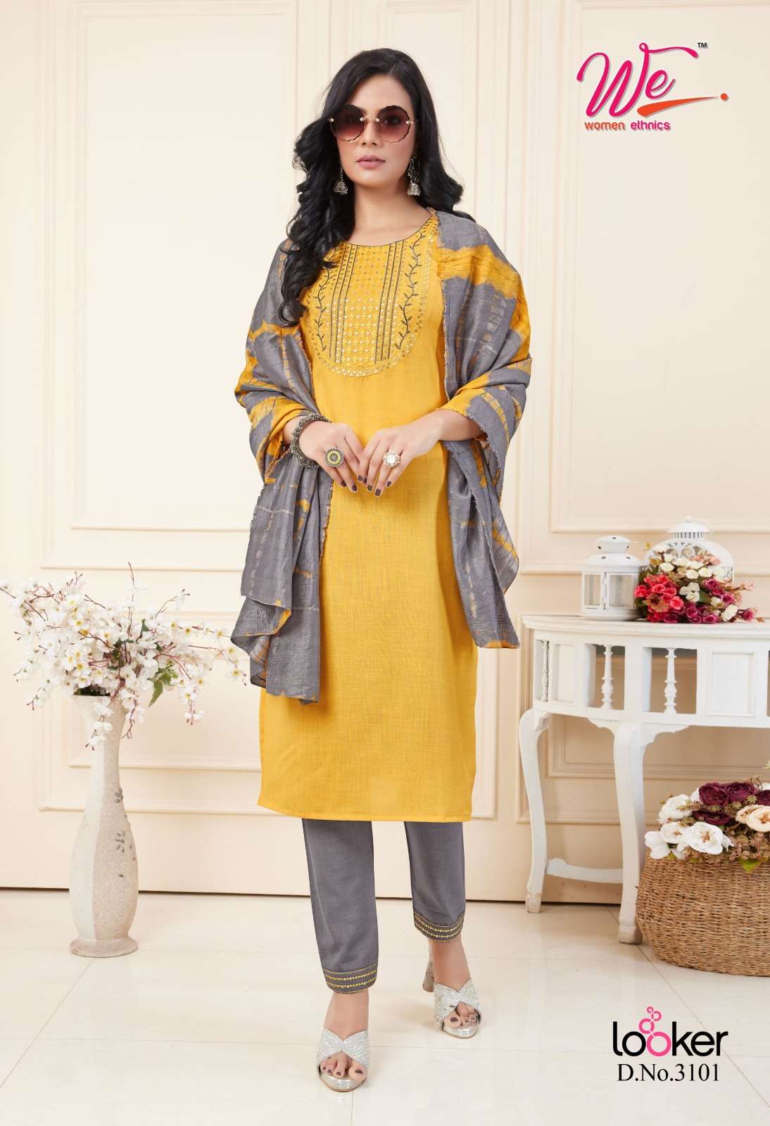 Looker Buy We Online Wholesaler Latest Collection Kurta Suit Set