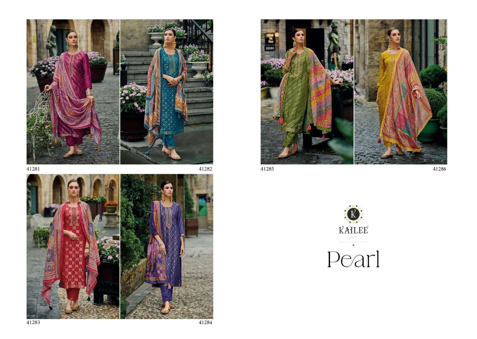 Pearl Buy Kailee Fashion Online Wholesaler Latest Collection Kurta Suit Set