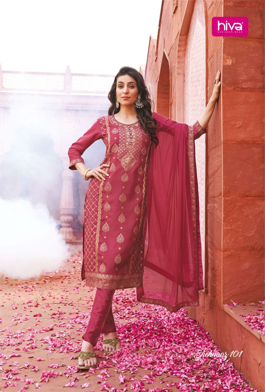 Shehnaaz Buy Hiva Online Wholesaler Latest Collection Kurta Suit Set