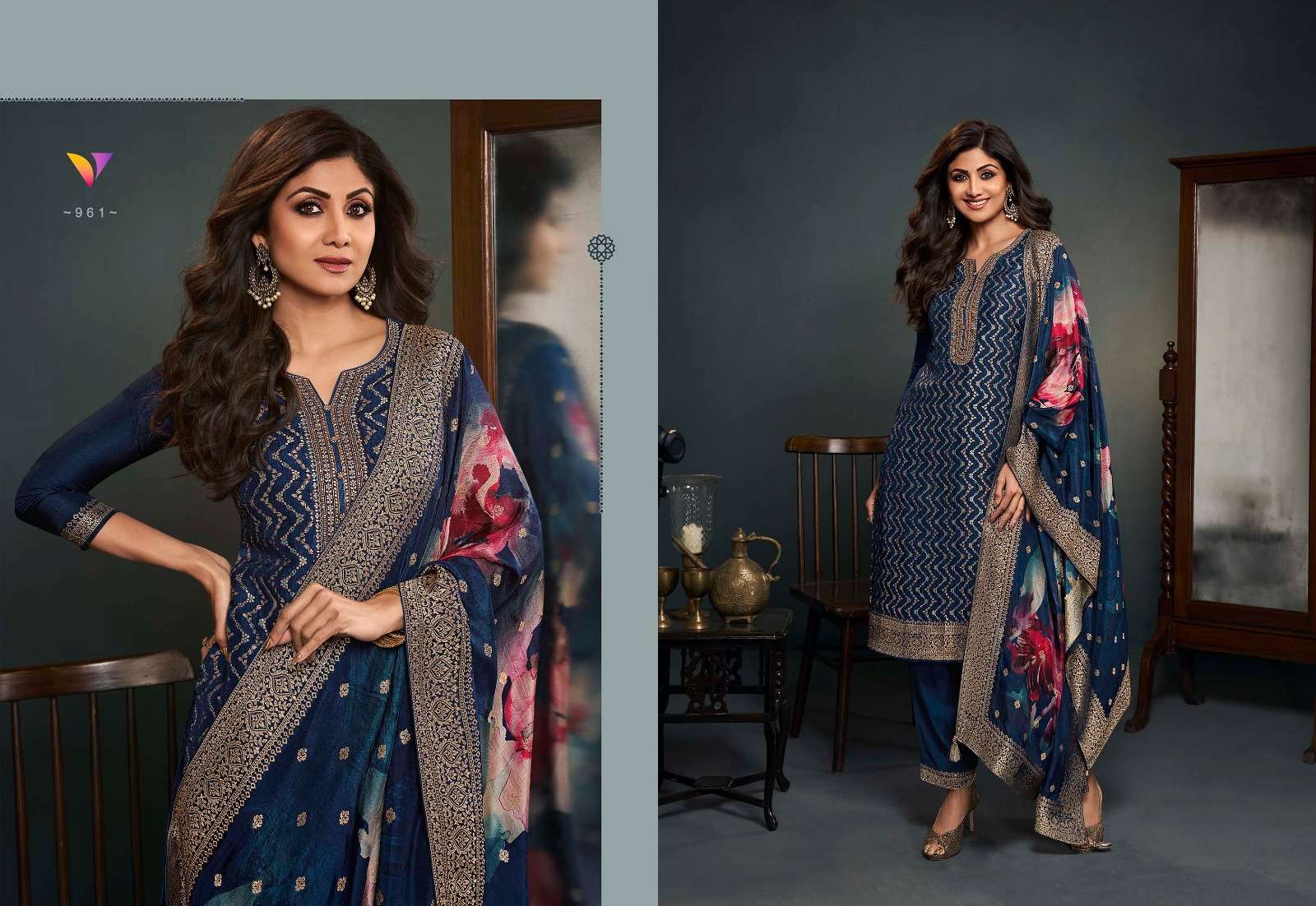 Shilpa 9 Buy Vatsam Online Wholesaler Latest Collection Kurta Suit Set