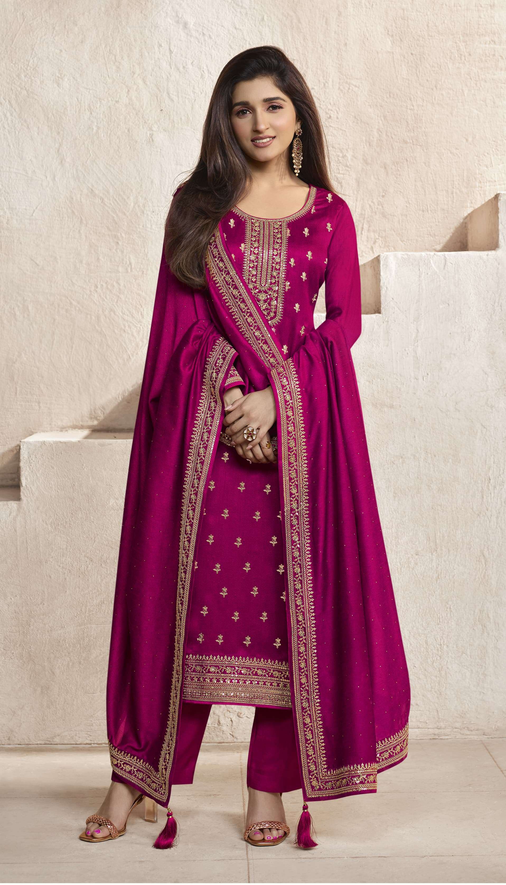 Aanchal Hitlit Buy Vinay Fashion Online Wholesaler Latest Collection Unstitched Salwar Suit