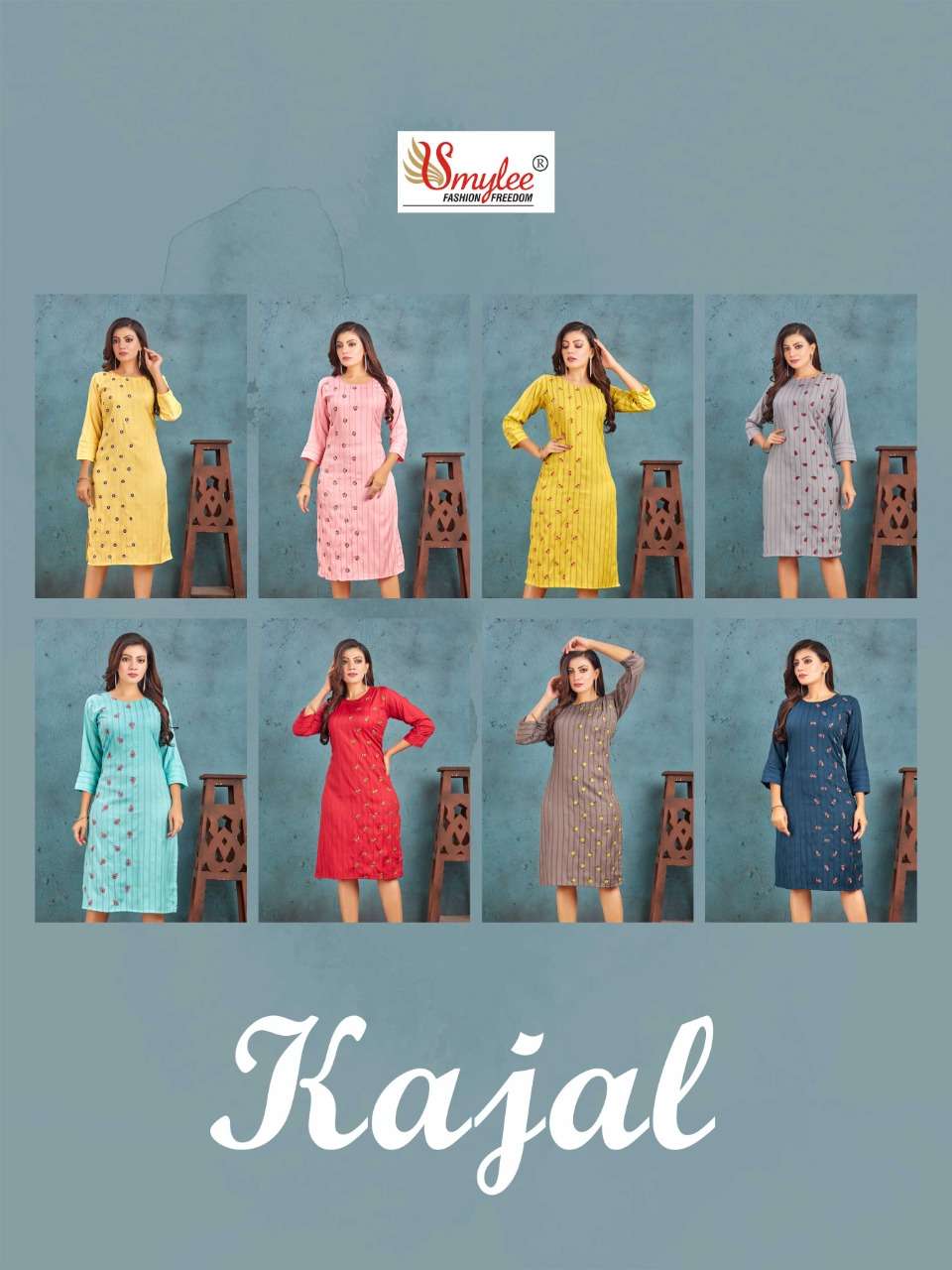 Kajal Buy Smylee Online Wholesaler Latest Collection Kurta Set