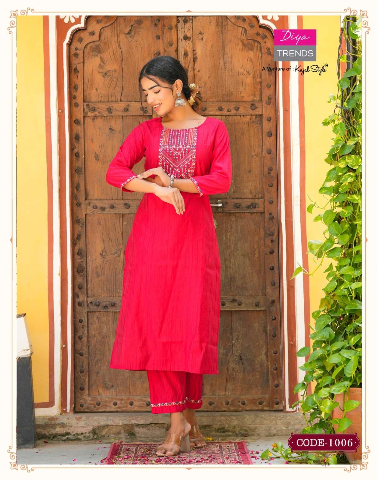 Satrangi Vol 1 Buy Diya Trends Online Wholesaler Latest Collection Kurta Pant Set