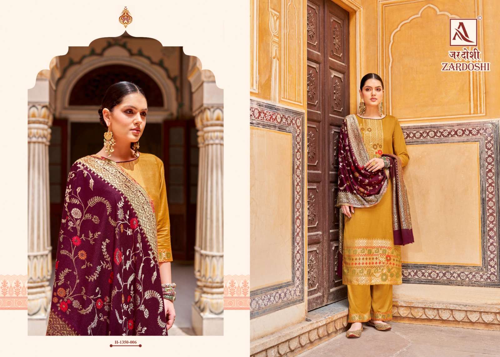 Zardoshi Buy Alok Suit Online Wholesaler Latest Collection Unstitched Salwar Suit