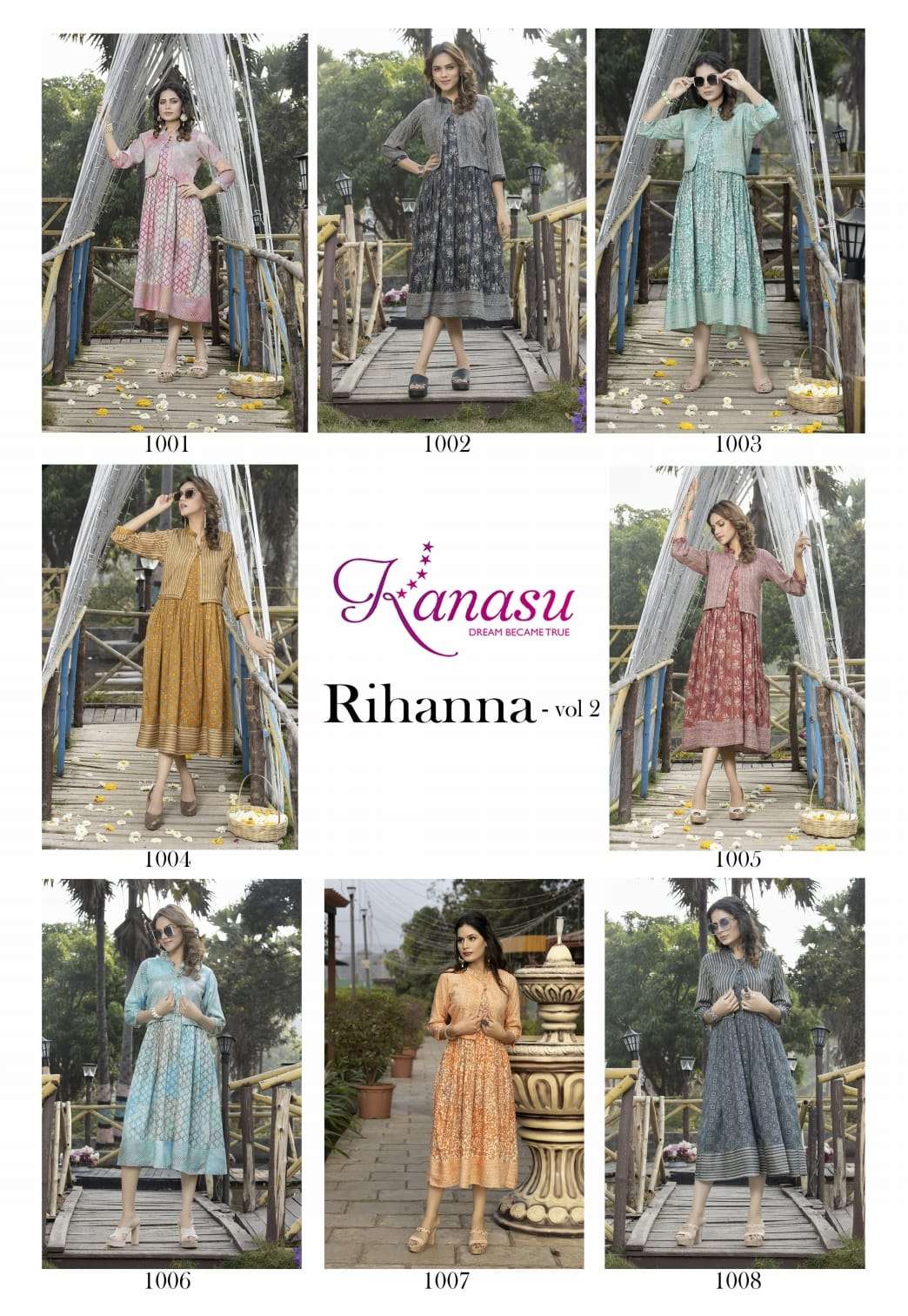 Rihanna Vol 2 Buy Kanasu Online Wholesaler Latest Collection Kurta Set