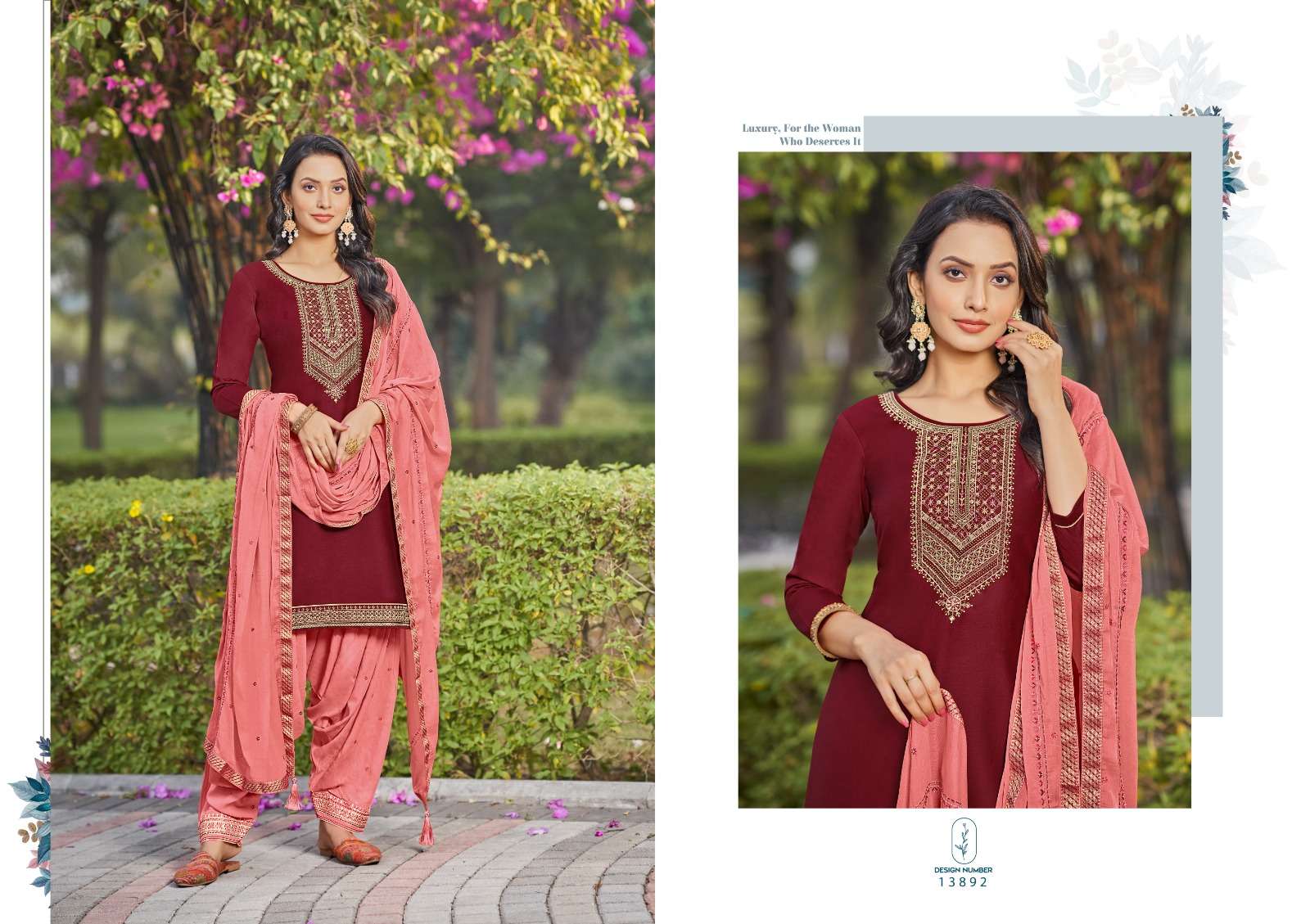 Fashion Of Patiala Vol - 35 Buy Kalaroop Wholesale Online Lowest Patiala Jam Silk Readymade Set
