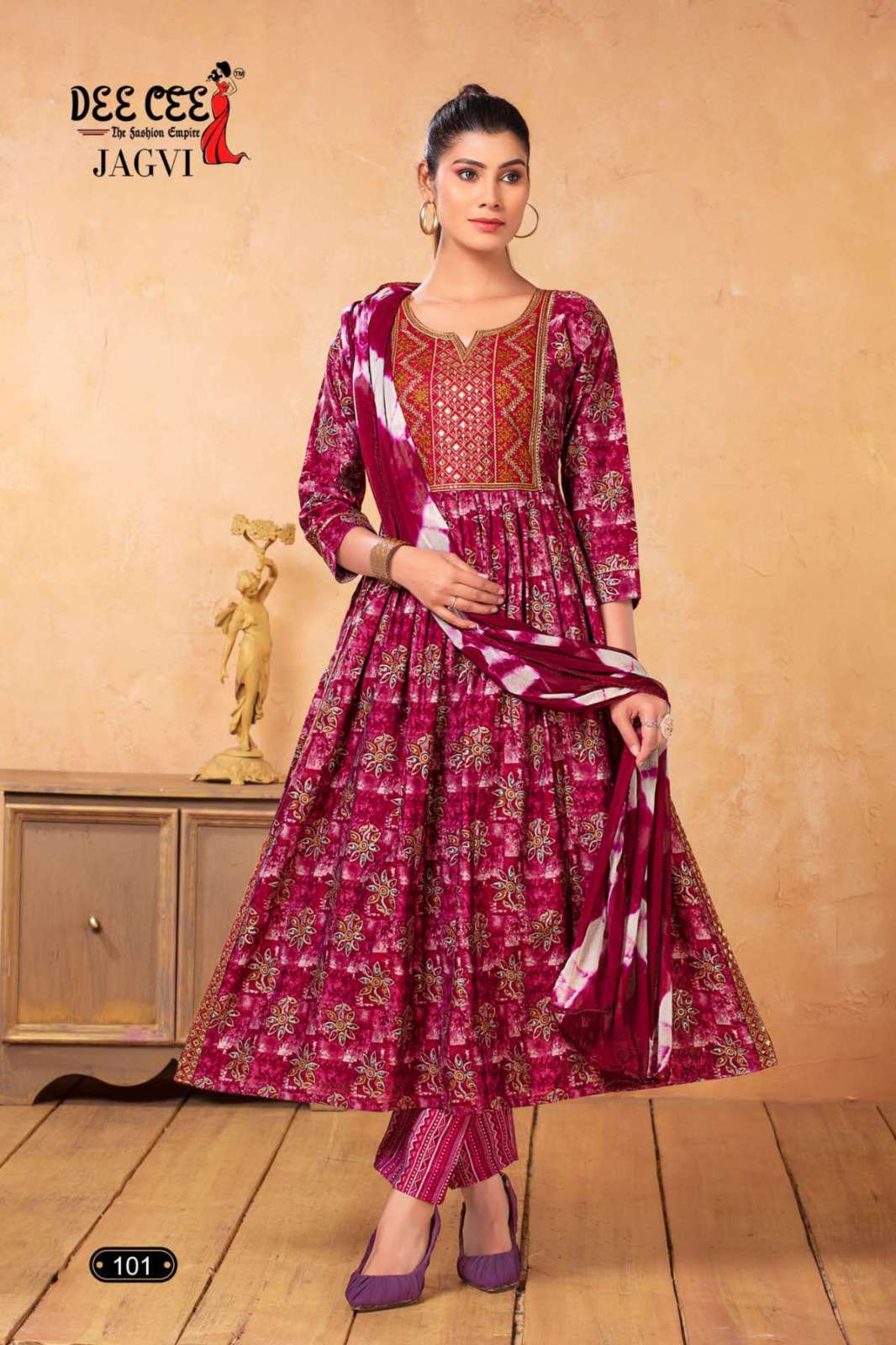 Jagvi Buy Dee Cee Wholesale Online Lowest Price Nayra Latest Designer Kurta Suit Sets