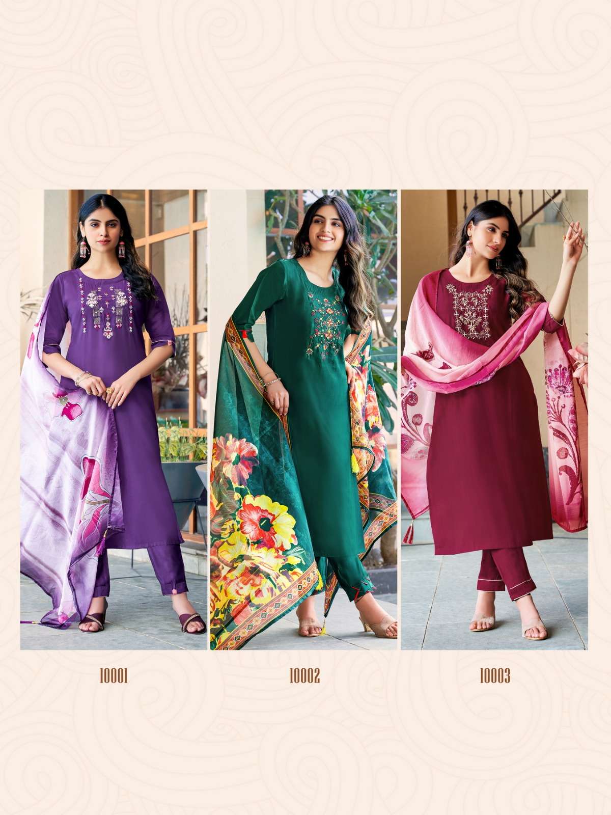 Srishti Buy Parra Studio Silk Latest Designer Party Wear Collection Wholesale Kurta Suit Sets