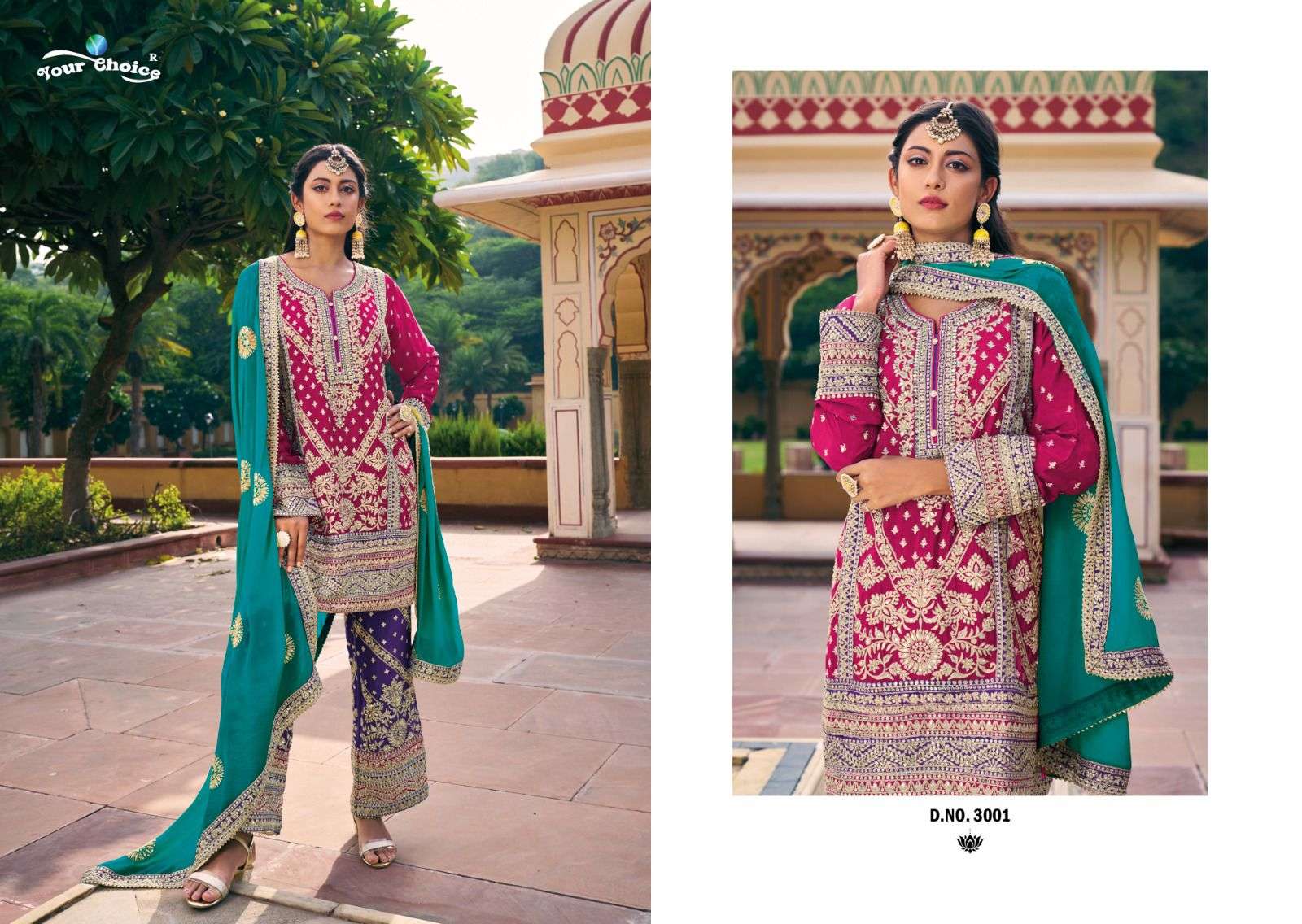 AVANI BUY YOUR CHOICE DESIGNER WHOLESALE ONLINE PLAZZO SALWAR SUIT SET