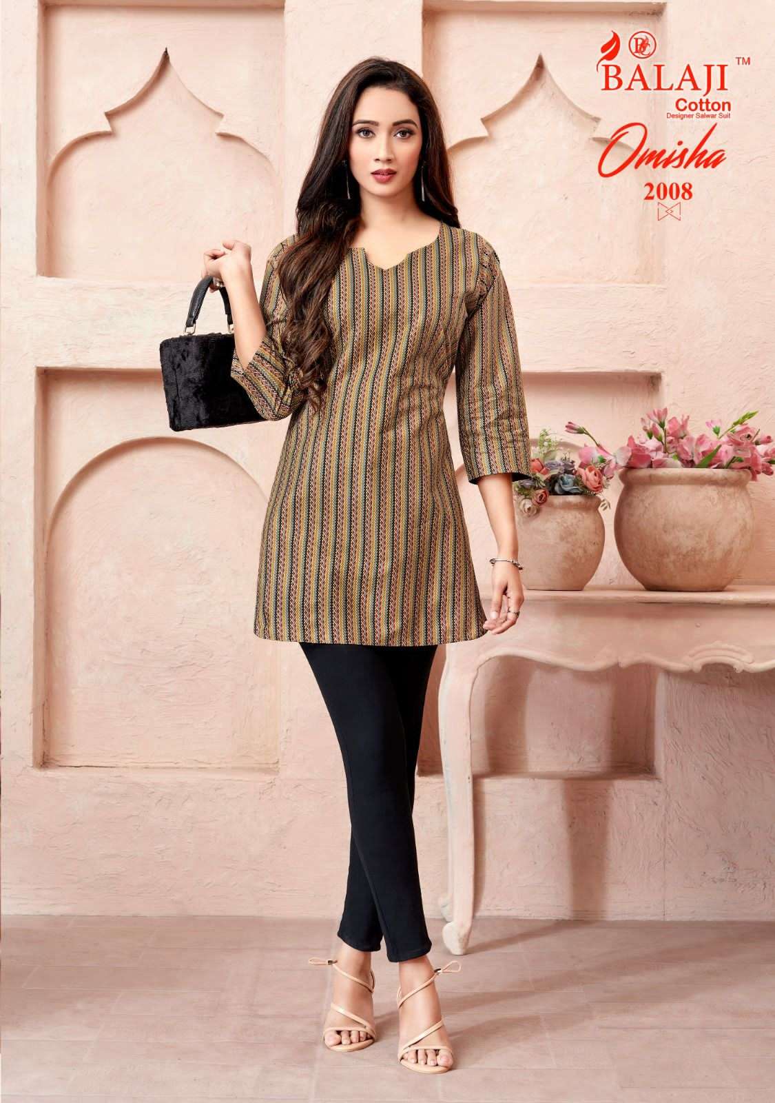 OMISHA VOL 2 BUY BALAJI COTTON WHOLESALE ONLINE LOWEST PRICE COTTON TUNIC SETS