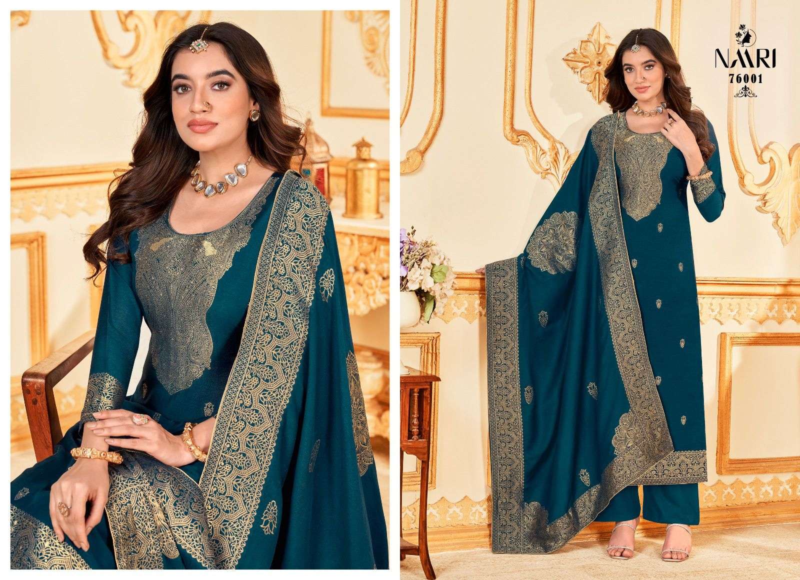 Nayna Buy Naari Online Wholesaler Latest Collection Unstitched Salwar Suit Set