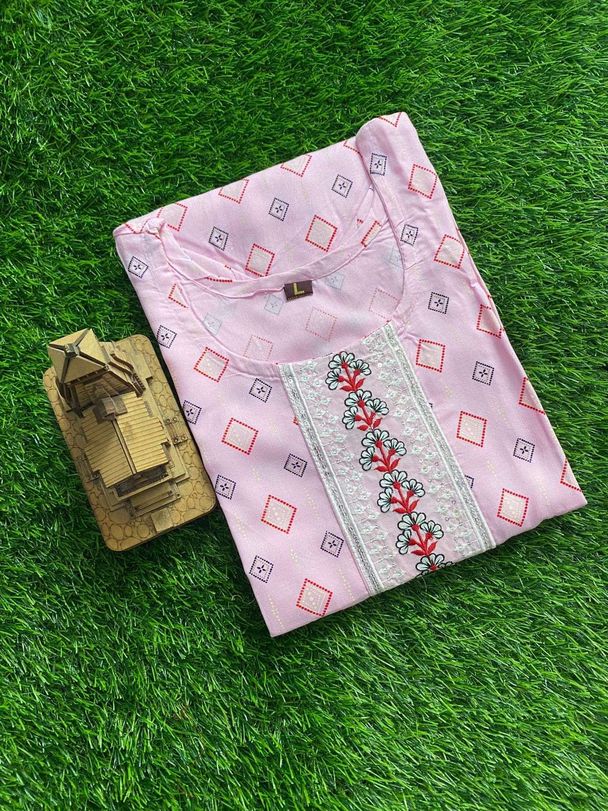 Designer Rayon Kurtis Set