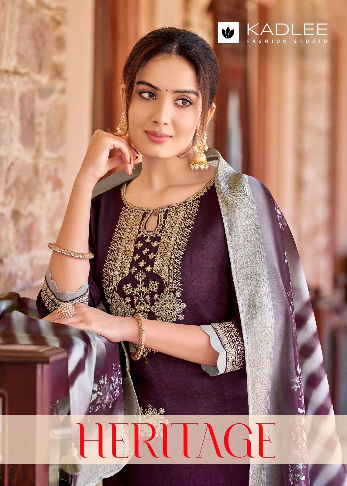 HERITAGE BUY KADLEE LATEST WHOLESALE ONLINE LOWEST PRICE KURTIS SETS