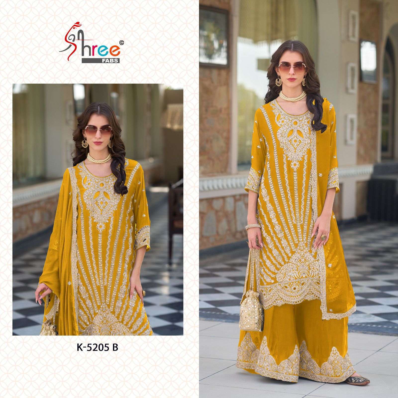 SHREE FAB 5205 COLOR KURTIS SETS